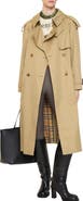 Burberry Long Gabardine Fitzrovia Trench Coat