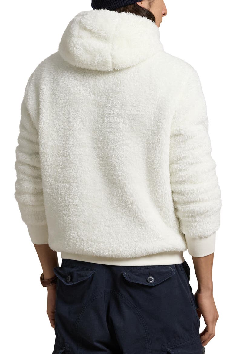 Polo Bear High Pile Fleece Hoodie, Alternate, color, F24 NEVIS HOLIDAY BEAR