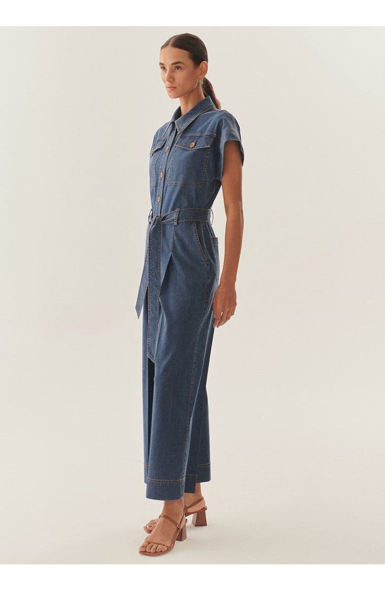 Exquise Josephine Jumpsuit, Alternate, color, Indigo
