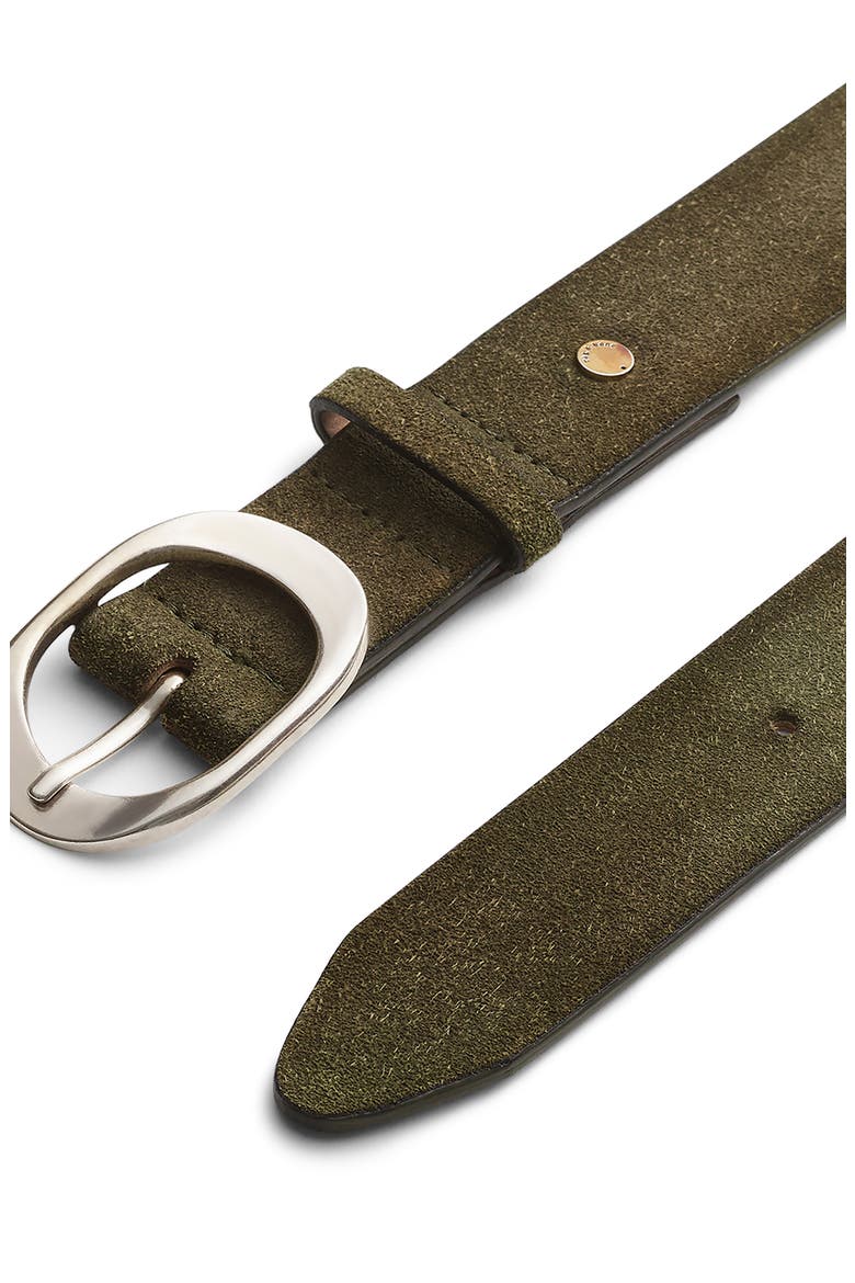 Vera Suede Belt, Alternate, color, OLIVE SUEDE