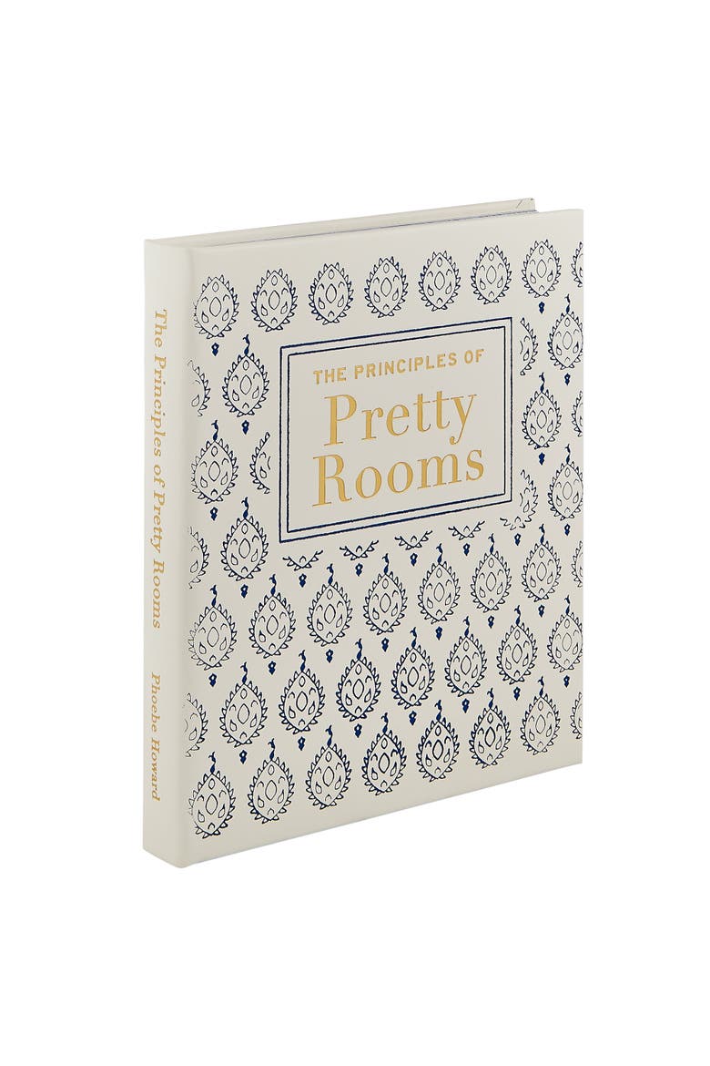 The Principles of Pretty Rooms Leather Coffee Table Book, Alternate, color, Ivory