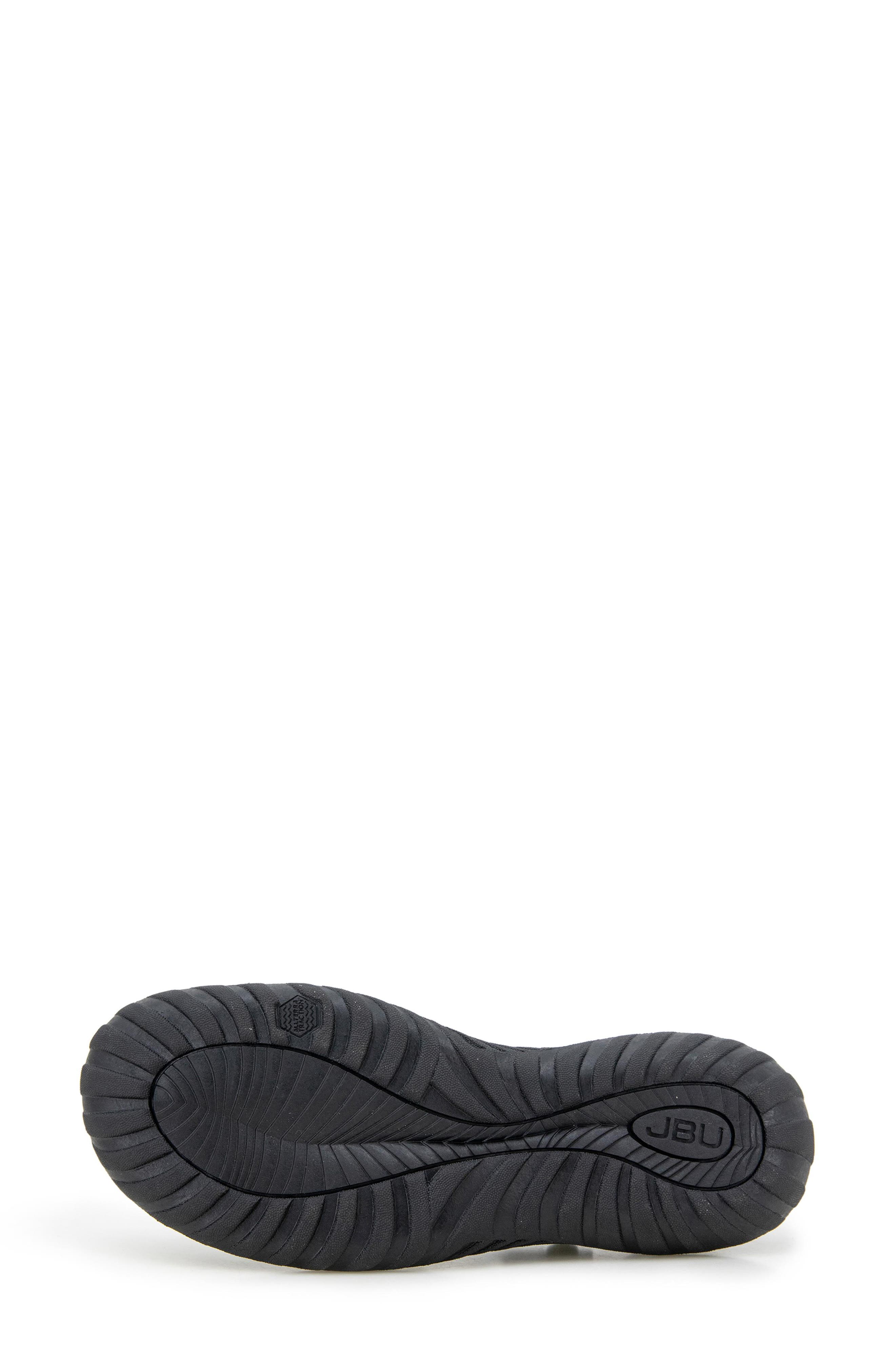 JBU Raven Mary Jane Flat, Alternate, color, Black/Shimmer