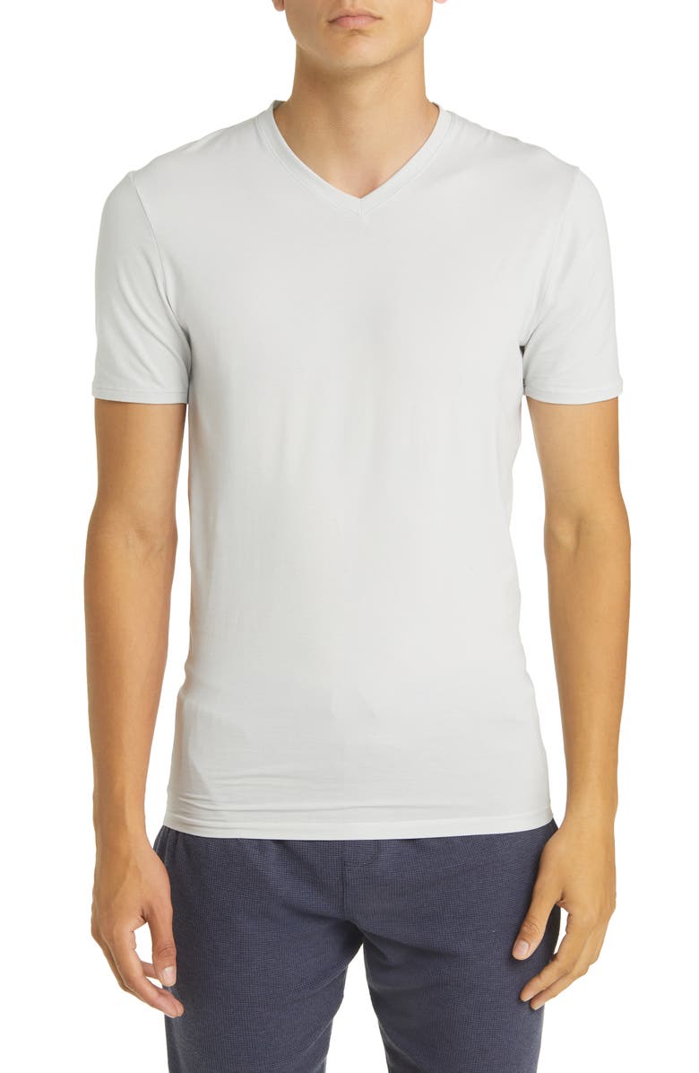 Tommy John Cool Cotton High V-Neck Undershirt, Main, color,
