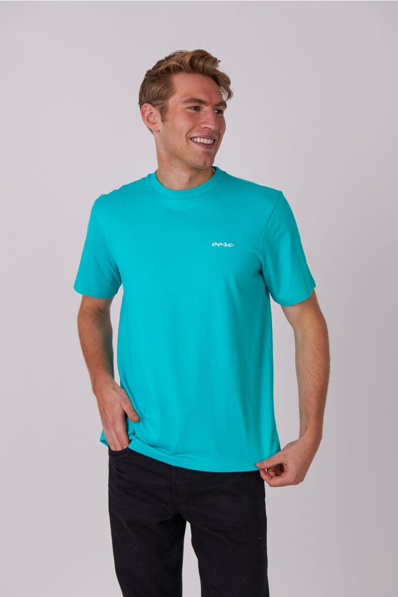 Powder Club T-Shirt - Aqua, Alternate, color, Aqua