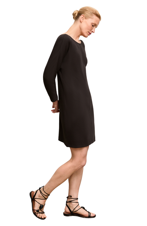 M.m.lafleur Ivana Toss-on Dress In Black