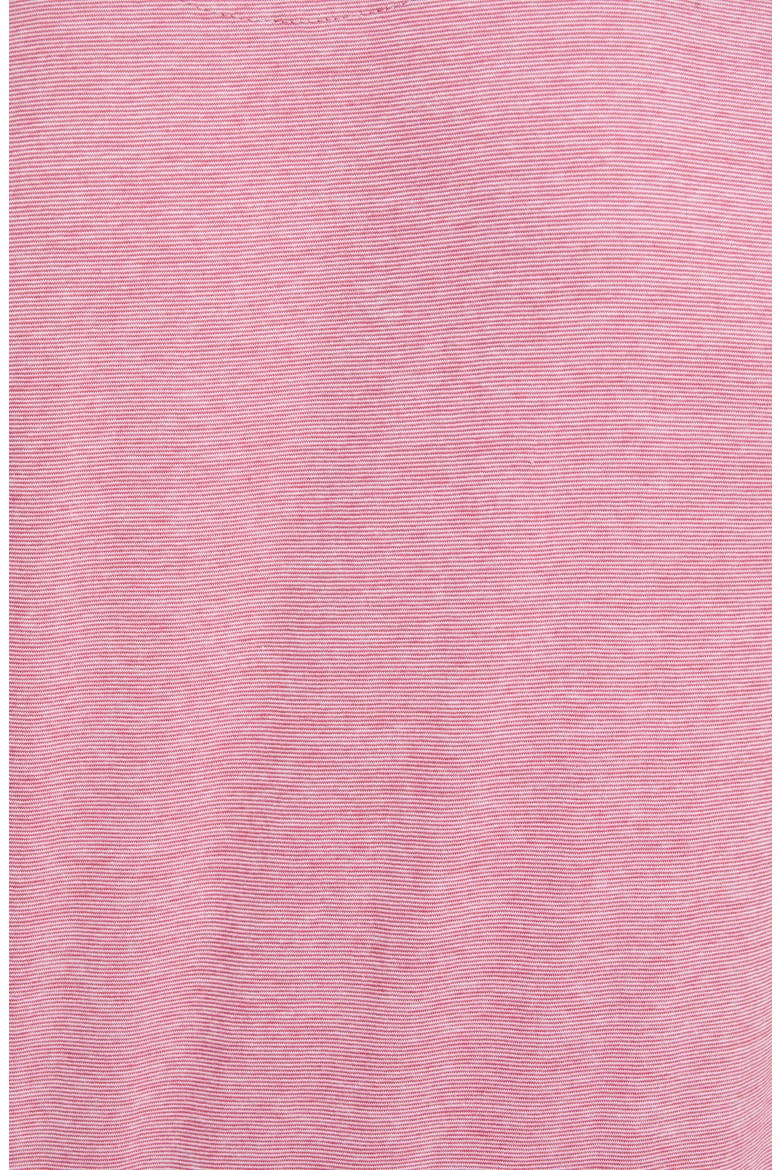 Gwack Slim Fit Pinstripe Pocket Polo, Alternate, color, DEEP PINK