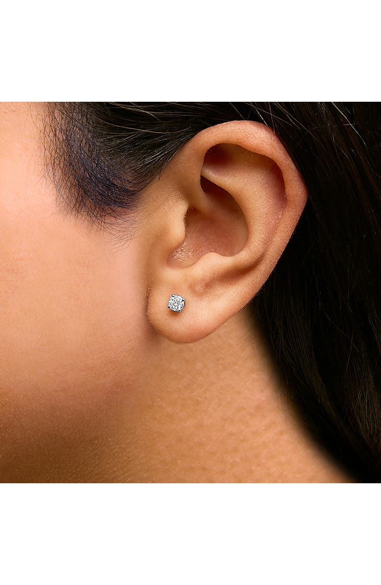 Haus of Brilliance 1/2 Ctw Lab Grown Diamond Solitaire Stud Earrings in 14K Gold, Alternate, color, White