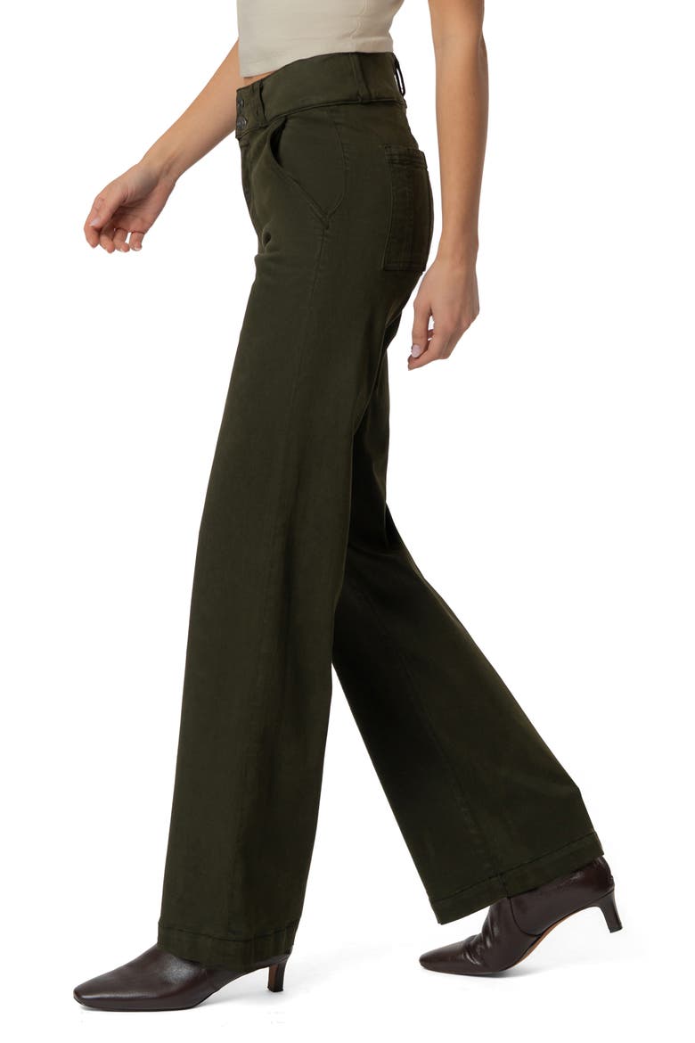 Jodi High Waist Straight Leg Jeans, Alternate, color, OLIVE