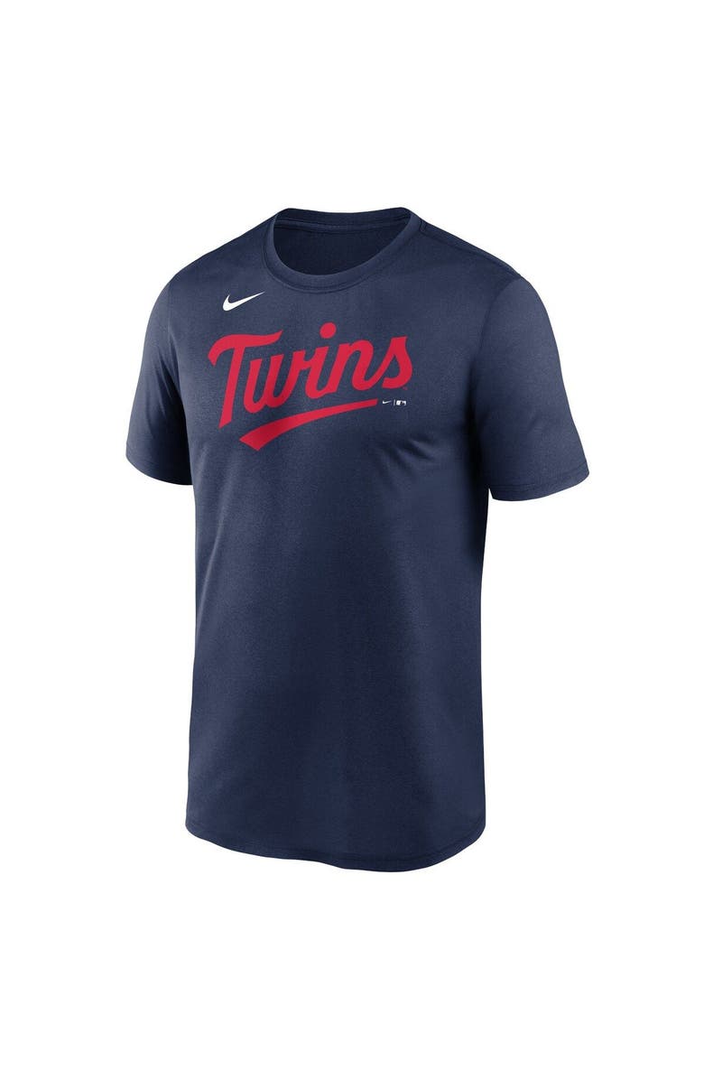 Nike Men's Nike Navy Minnesota Twins New Legend Wordmark T-Shirt, Alternate, color, Navy