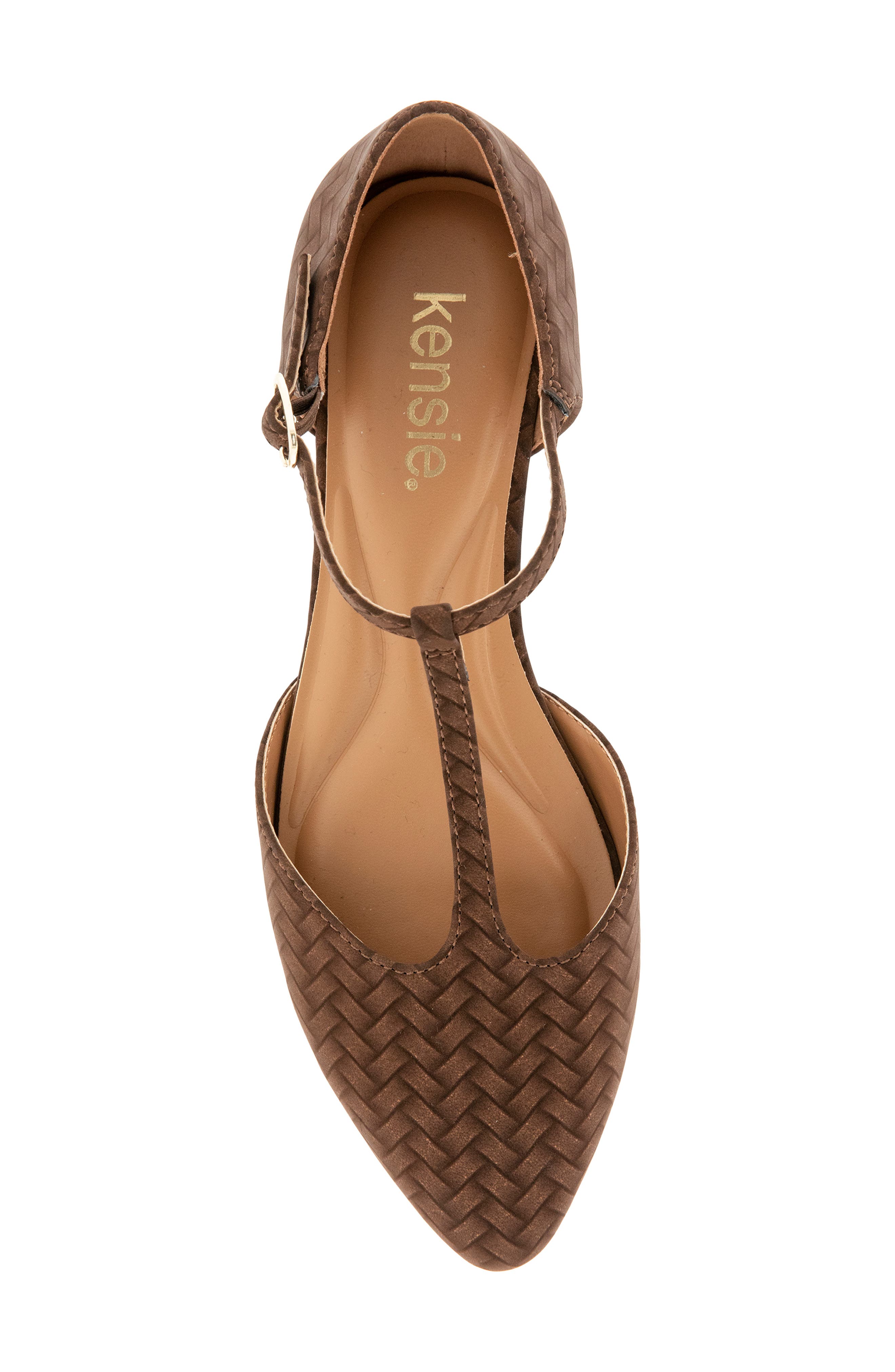 Gabrielle Woven Mary Jane Flat, Alternate, color, ESPRESSO WOVEN