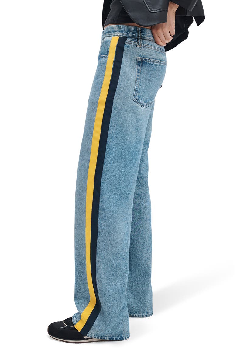 rb Miramar Track Stripe Cotton Terry Sweatpant Jeans, Alternate, color, VALENYN
