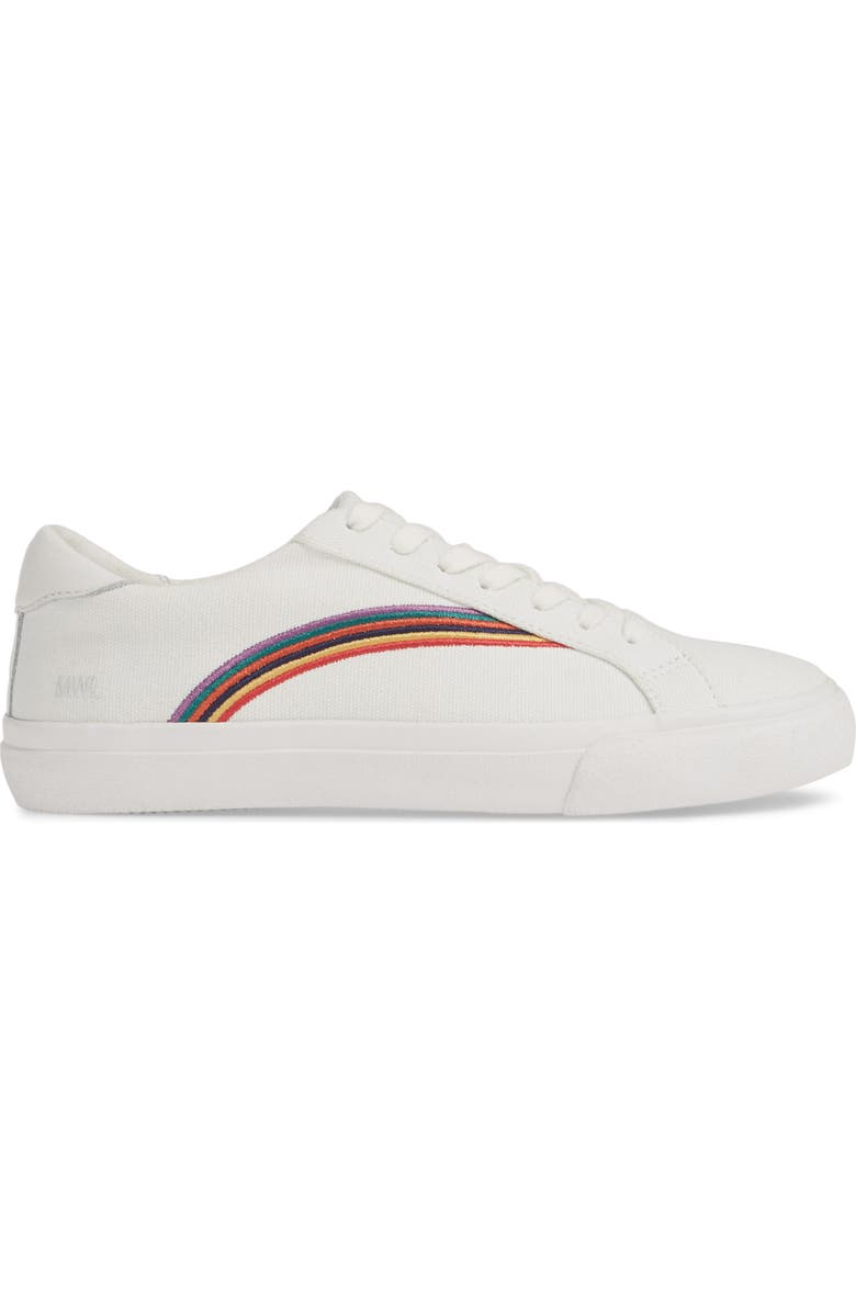 Madewell Delia Rainbow Sneaker, Alternate, color,