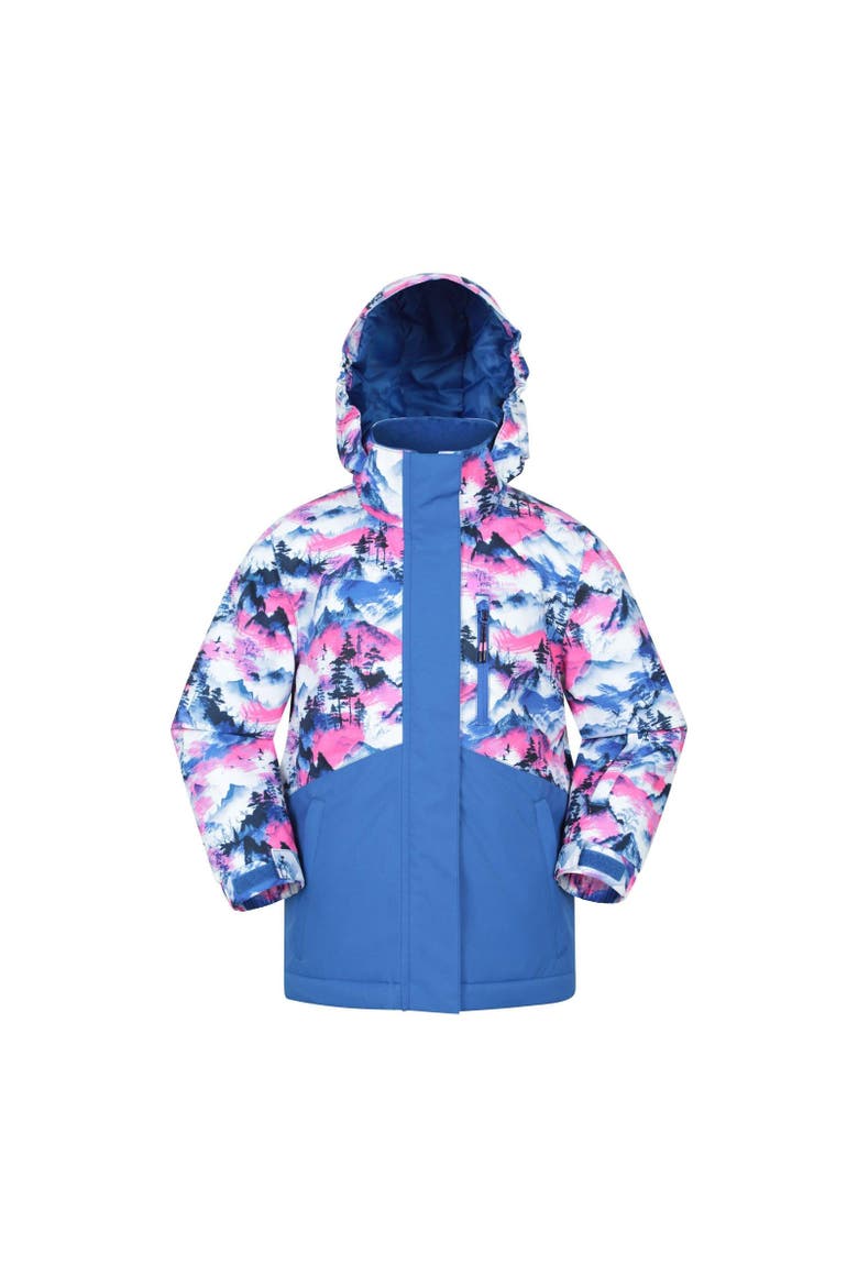 Childrens/Kids Himalayan Abstract Ski Jacket, Main, color, Bright Pink