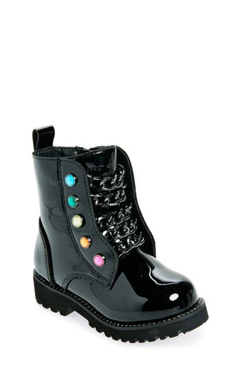 Kurt Geiger London Kids' Mini Bax Boot In Black