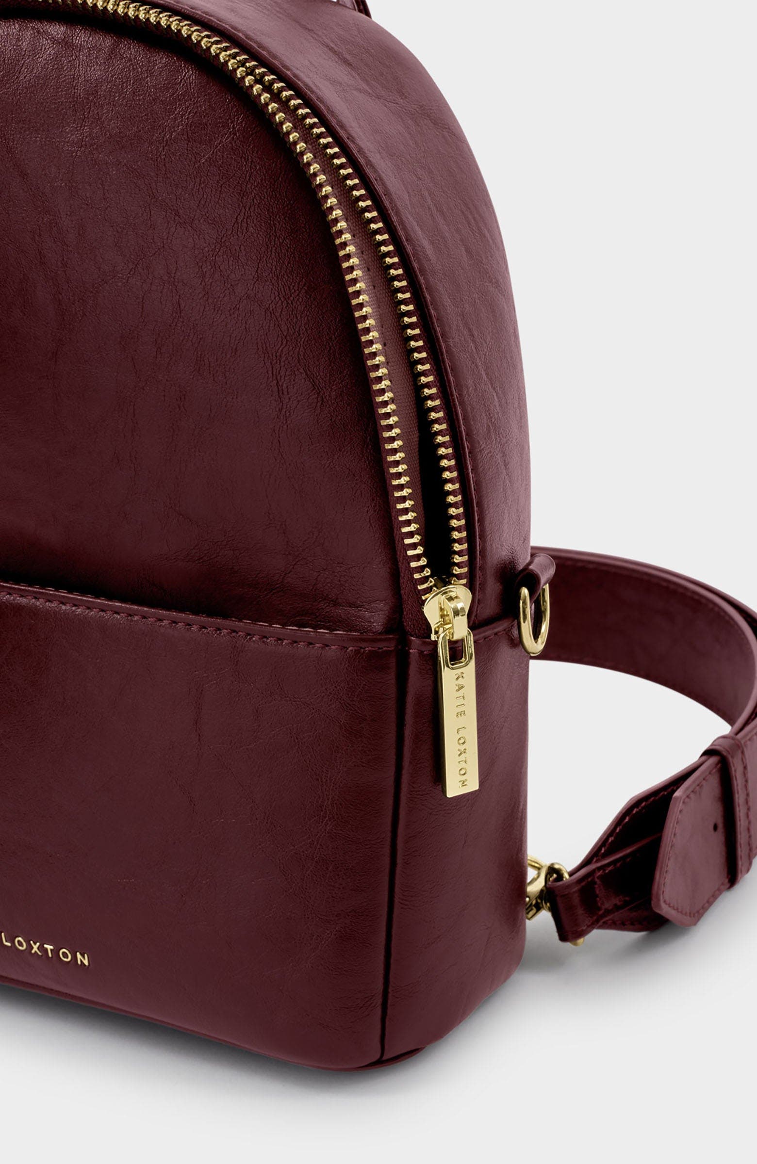 Mika Small Backpack, Alternate, color, Cherry Distressed