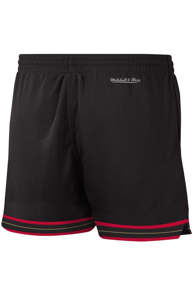 Mitchell & Ness Women's Mitchell & Ness Black Philadelphia 76ers Jump Shot Shorts, Alternate, color, Black