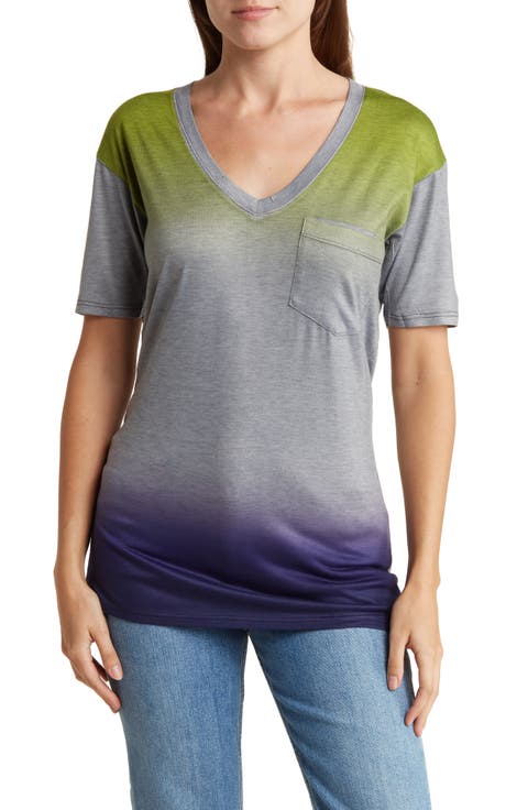 Deep V-Neck Boyfriend T-Shirt