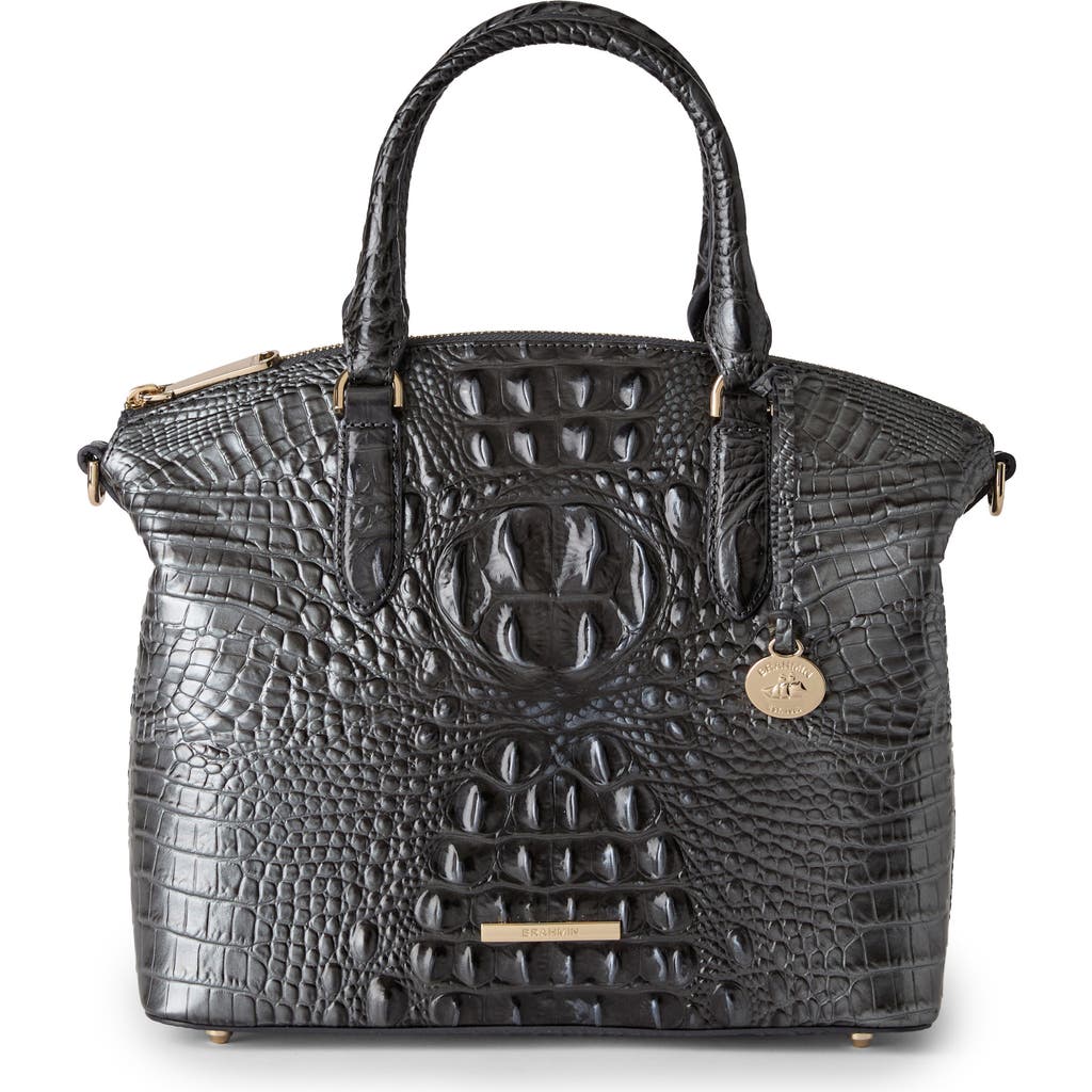 Brahmin Duxbury Croc Embossed Leather Satchel