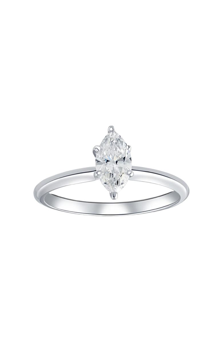 Bliss Diamond Platinum .72Ct Marquise Natural Certified Diamond Solitaire Engagement Ring, Main, color,