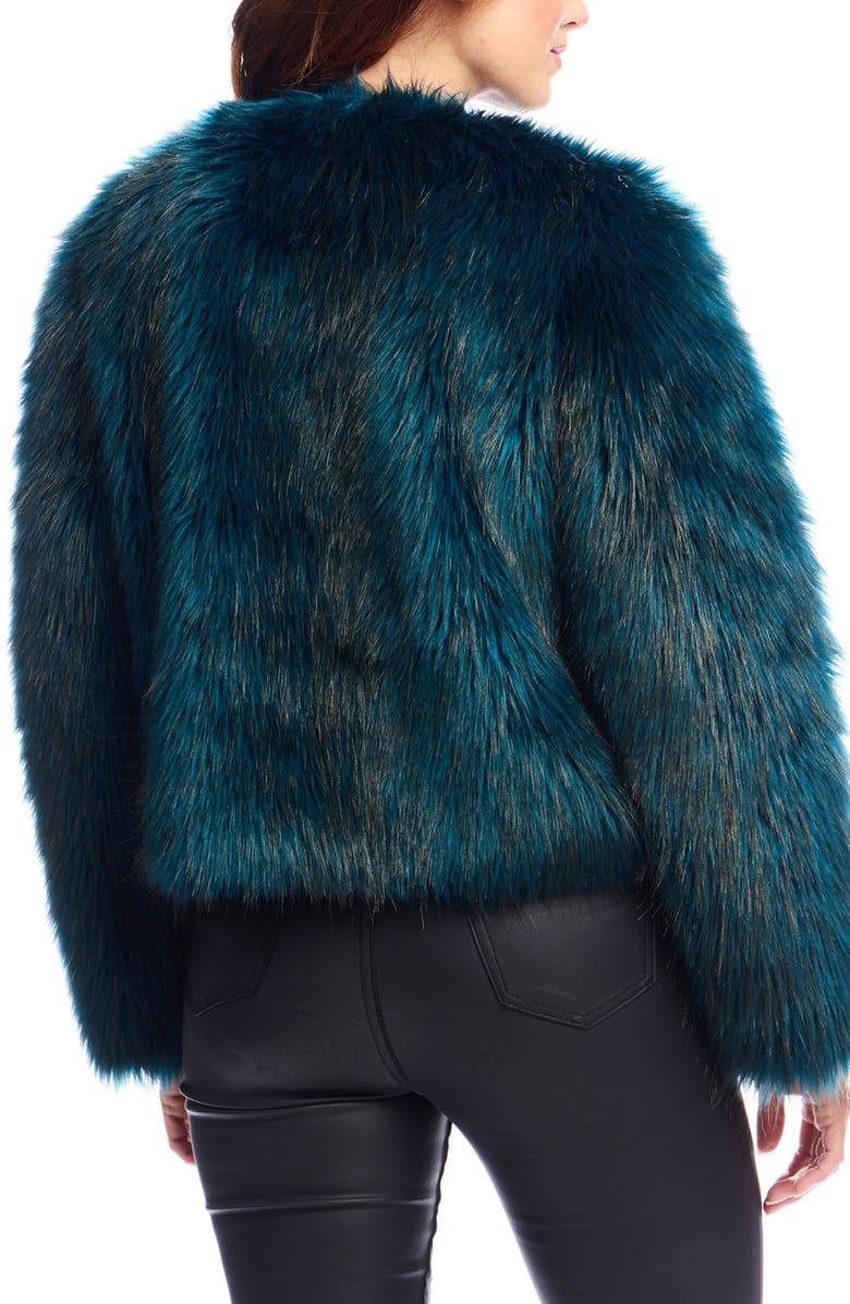 DONNA SALYERS FABULOUS FURS Happy Hour Faux Fur Jacket, Alternate, color, 