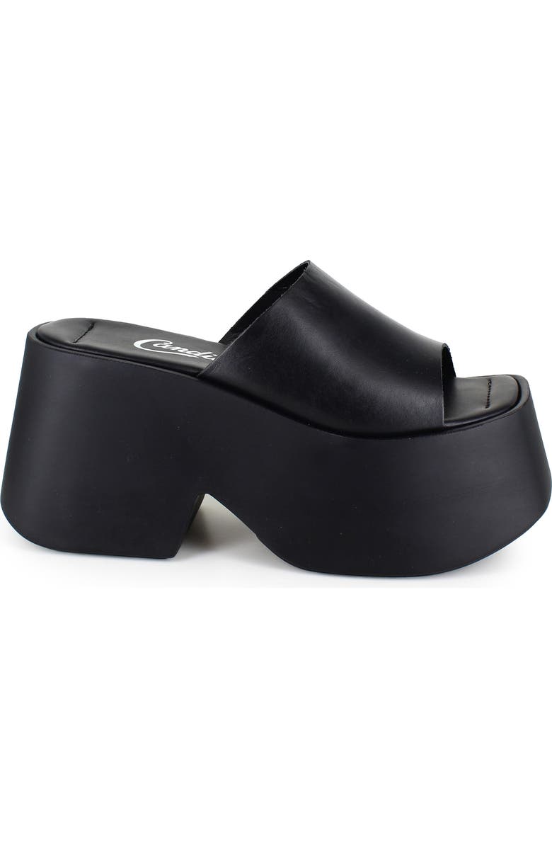 Candie's Danna Platform Slide Sandal, Alternate, color,