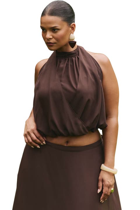 High Neck Bubble Top (Plus)