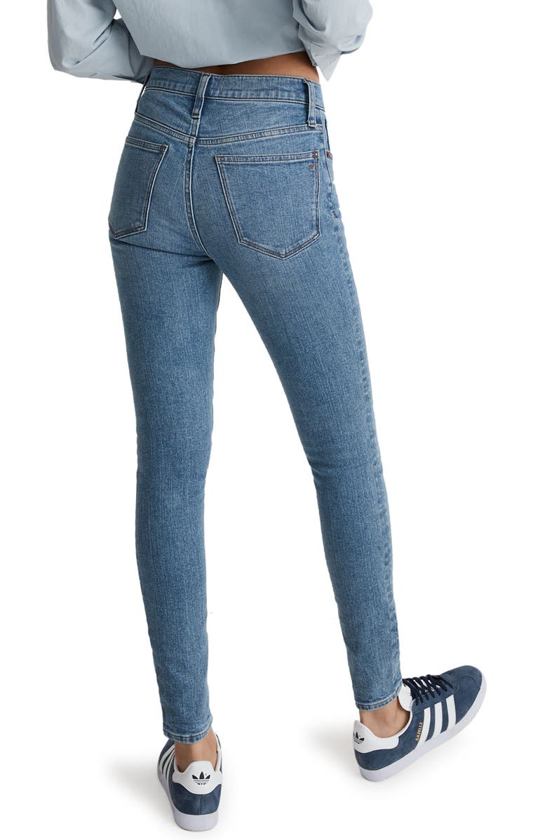 Madewell Mid Rise Skinny Jeans, Alternate, color, 