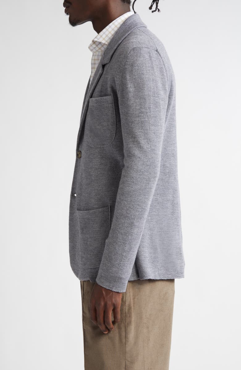 ISAIA The Sweater Jacket, Alternate, color, Grey