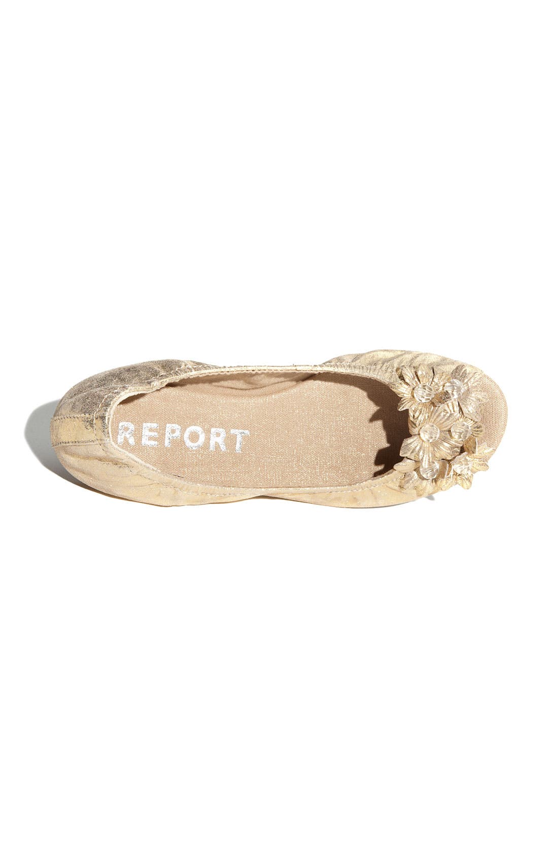 'Burna' Flat, Alternate, color, GOLD