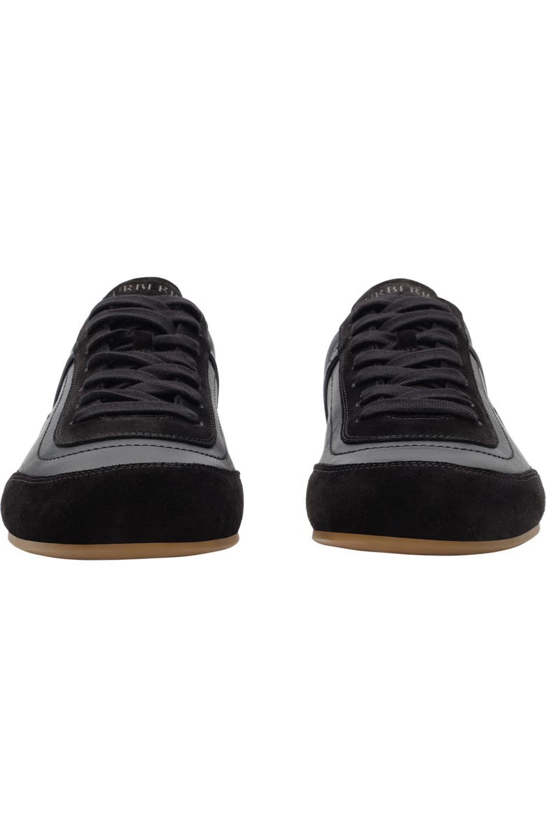 Burberry Equestrian Knight Design Runner Sneaker, Alternate, color, Black