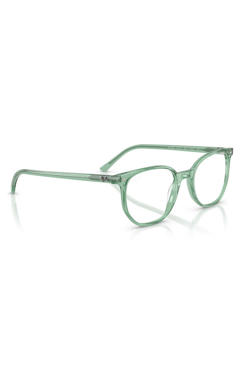 Ray-Ban Elliot 52mm Irregular Optical Glasses, Alternate, color, Light Green