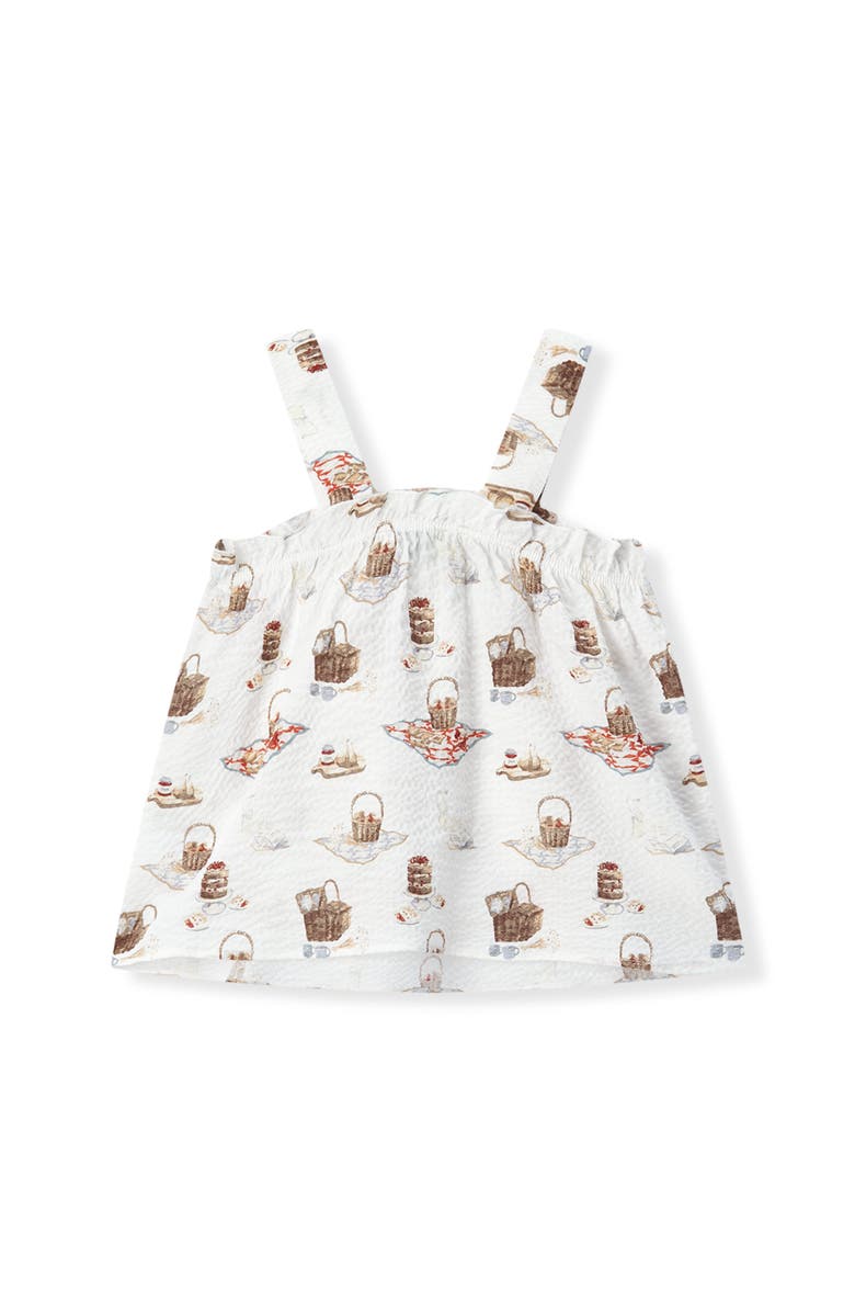 Milkbarn Ruffle Tank and Pant Set, Alternate, color, Picnic