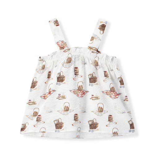 Milkbarn Ruffle Tank And Pant Set In White
