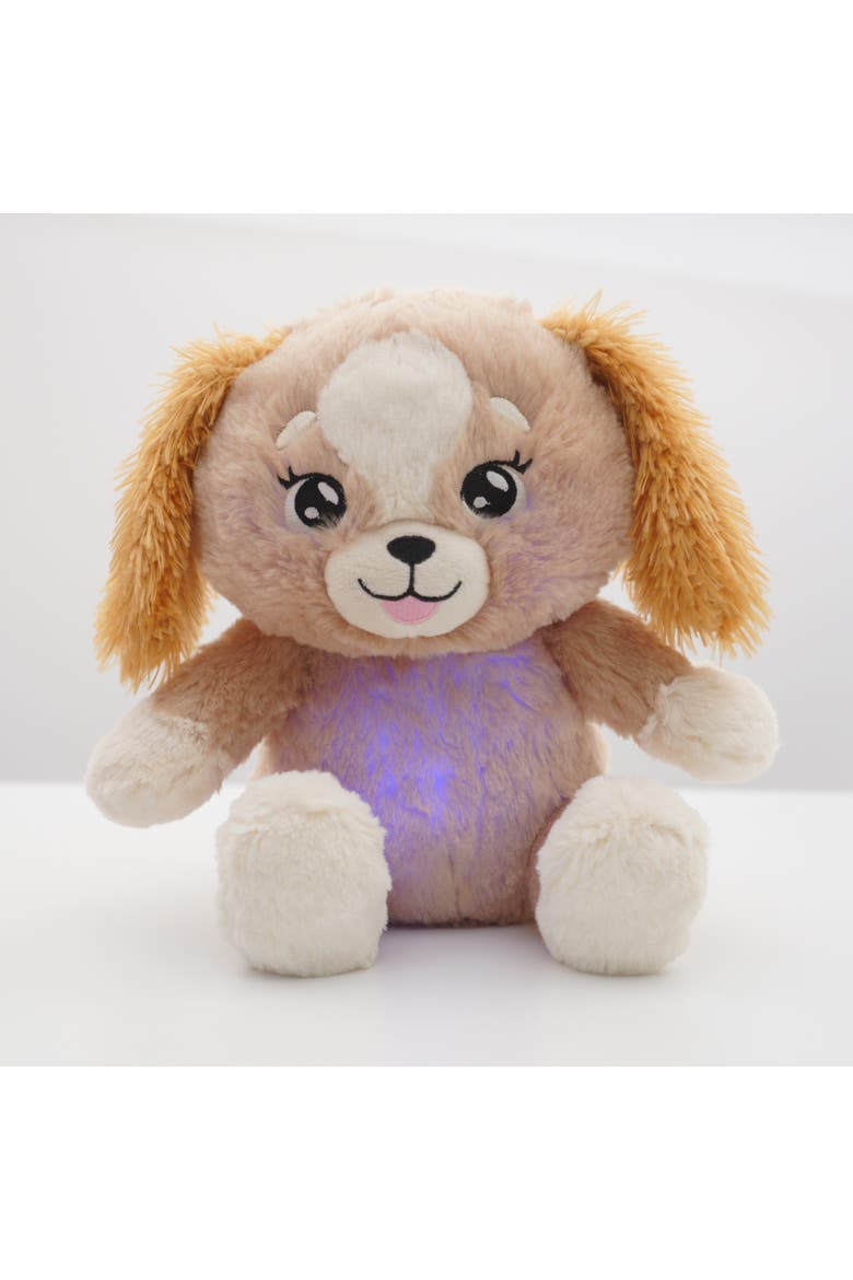 Lullabrites Brown Dog Musical Light Up Bedtime Plush, Alternate, color, Multicolored