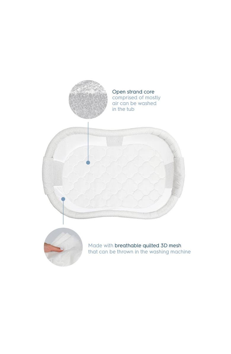 HALO Dreamweave Breathable Bassinest Replacement Pad, Alternate, color, White