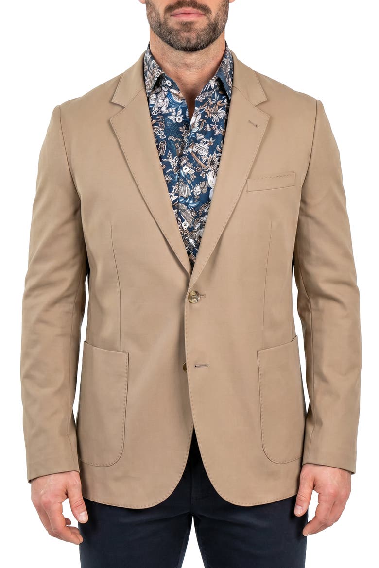 Descartes Unconstructed Sport Coat, Main, color, BEIGE