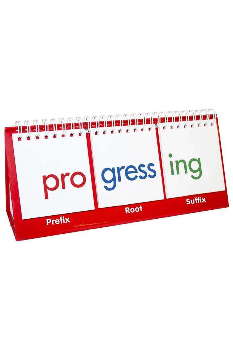 Syllables Educational Flip Flash Cards, Alternate, color, Multicolored