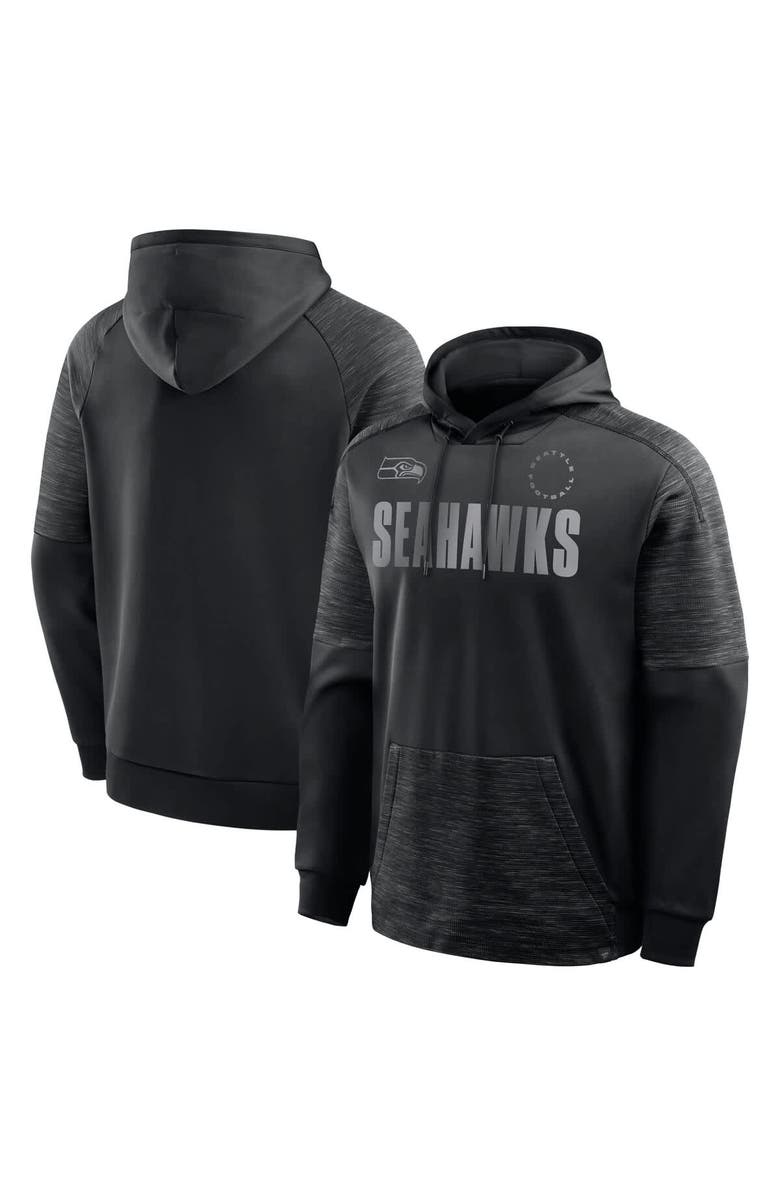 FANATICS Men's Fanatics Black Seattle Seahawks Chip Shot Pullover Hoodie, Alternate, color, Black