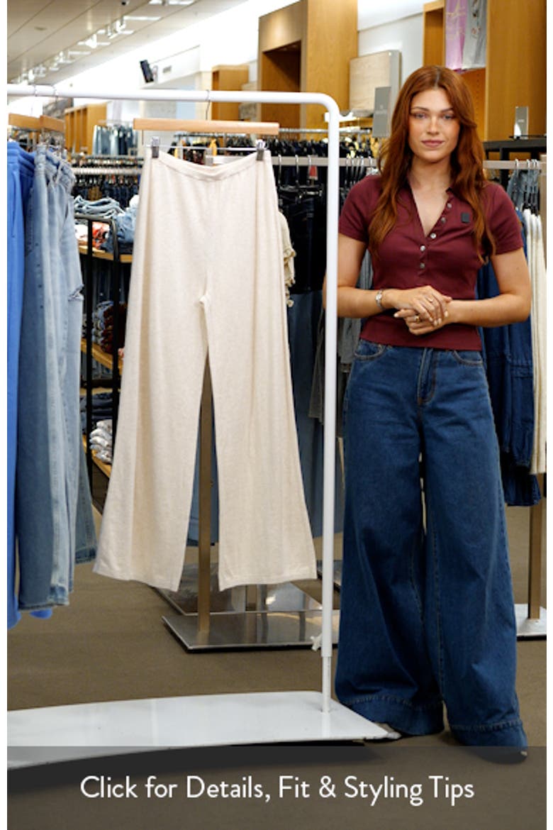 Fine Gauge Sweater Knit Lounge Pants video