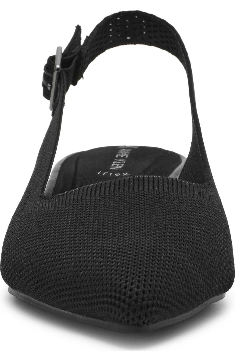 Anne Klein Urix Slingback Pump, Alternate, color, Black Knit