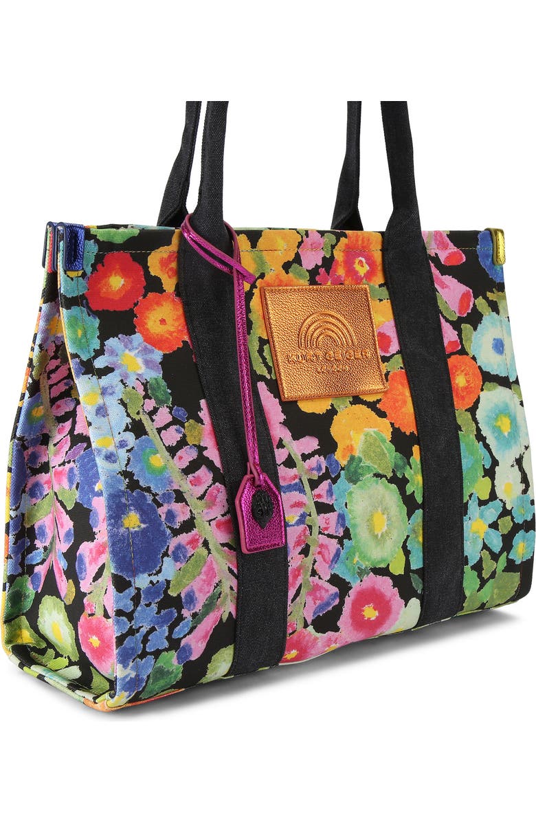 Kurt Geiger London Large Southbank Floral Canvas Tote, Alternate, color,