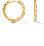 Dower & Hall Medium Dotty Huggie Hoops