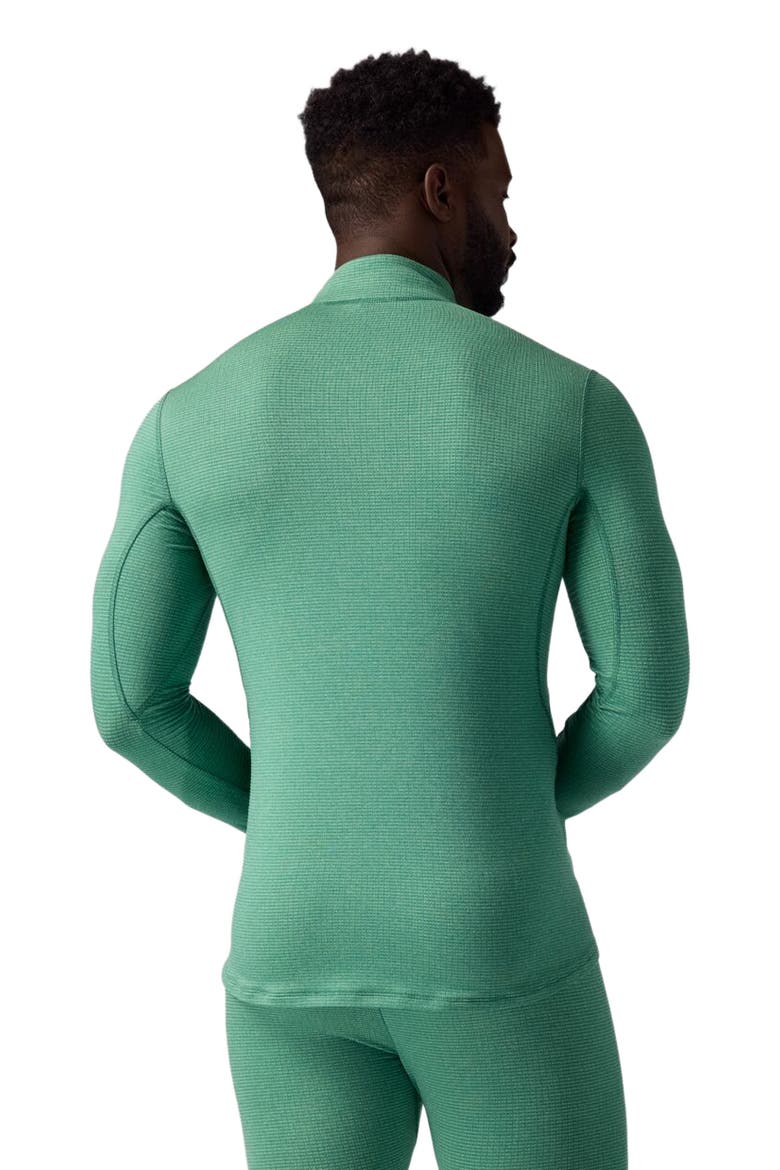 Pines Micrrid Ultra-Lt Baselayer 1/4-Zip Top - Men's, Alternate, color, Gearhead Green