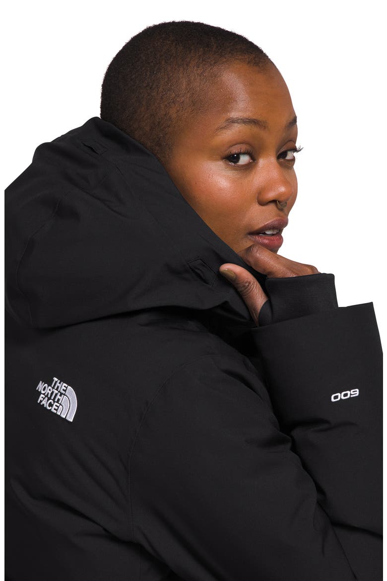 Arctic Waterproof 600-Fill-Power Down Parka with Faux Fur Trim, Alternate, color, TNF BLACK-NPF
