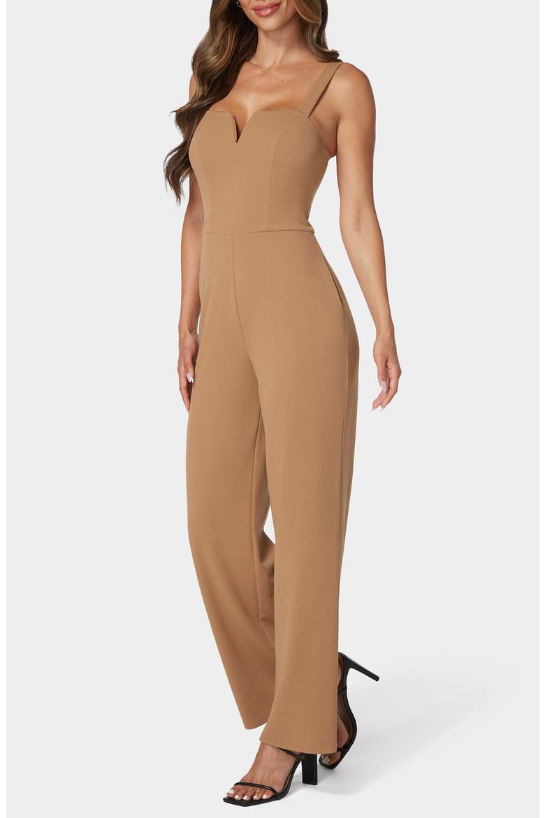 Wide Leg Jumpsuit, Alternate, color, CAMEL