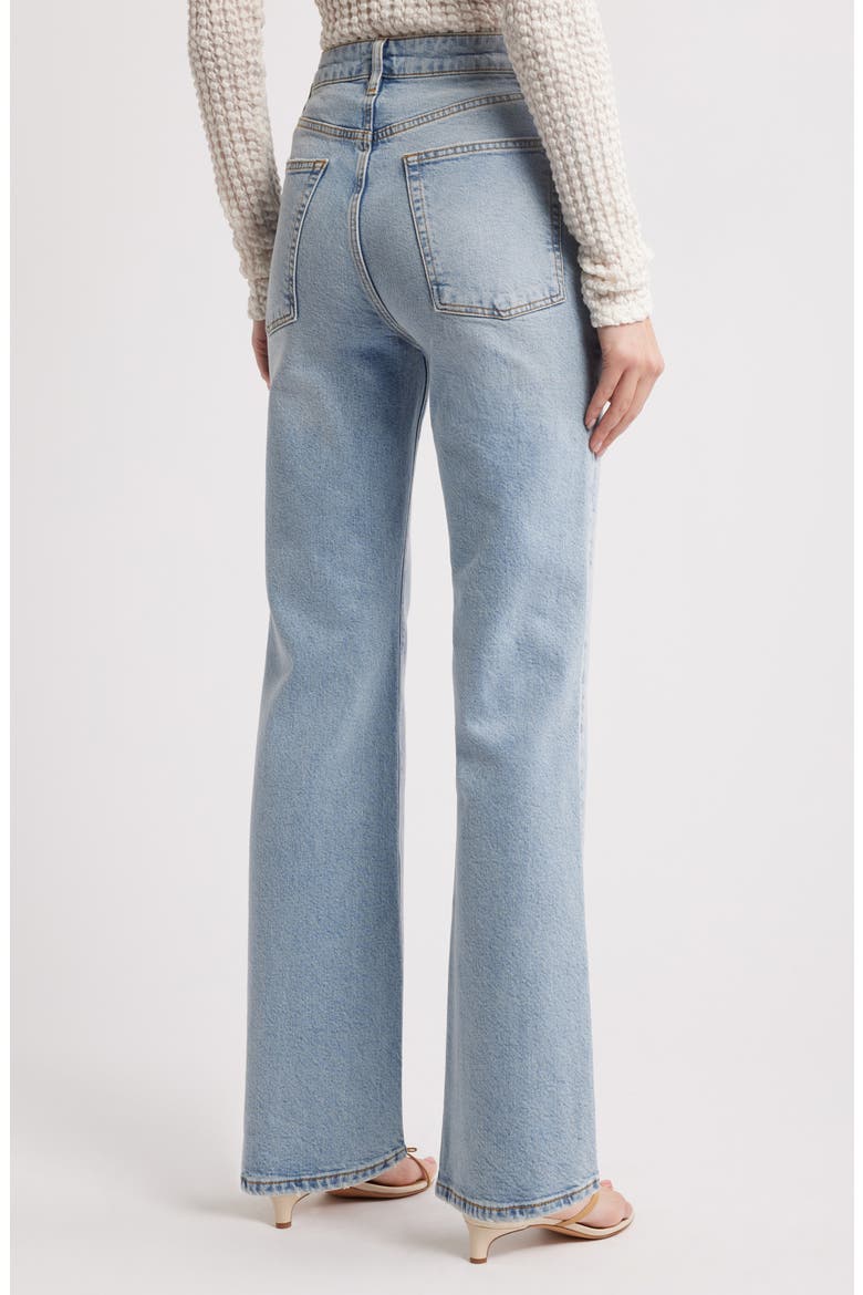 The Pixie Arrow High Waist Bootcut Jeans, Alternate, color, DOLLY