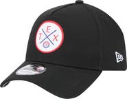 New Era Men's New Era Black Texas Rangers 9FORTY A-Frame Adjustable Hat