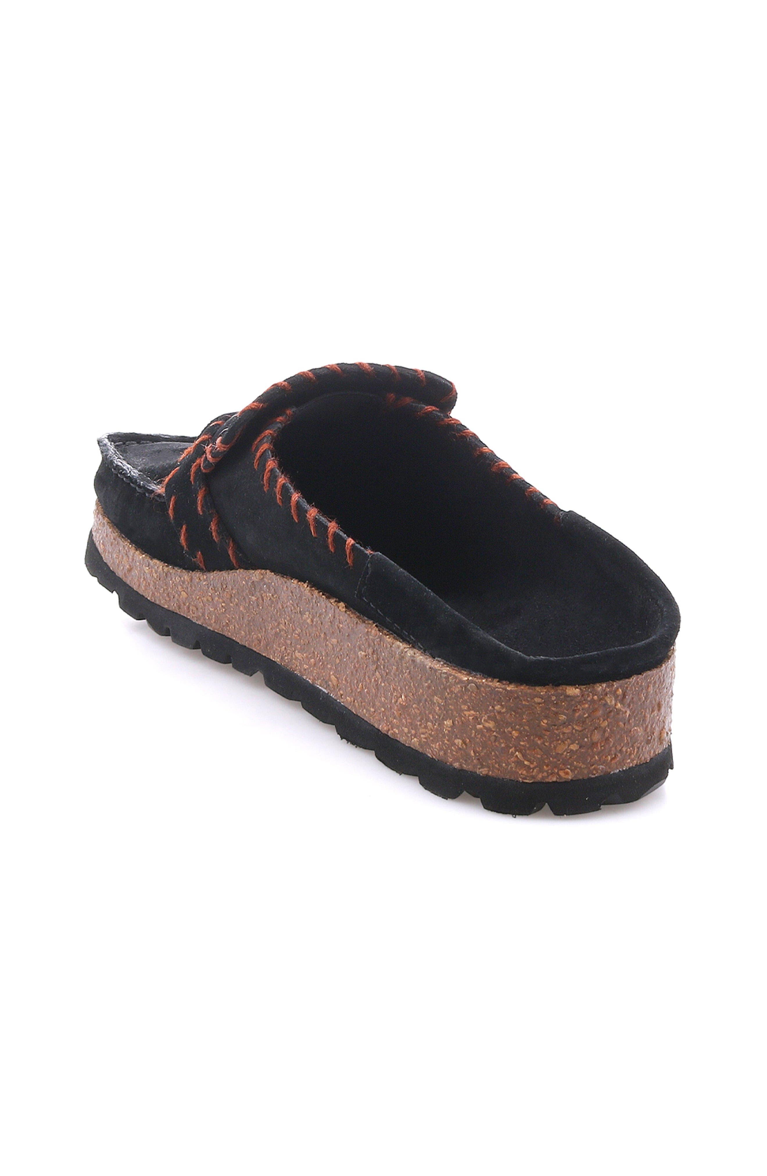 Mingle Mule, Alternate, color, Black Suede