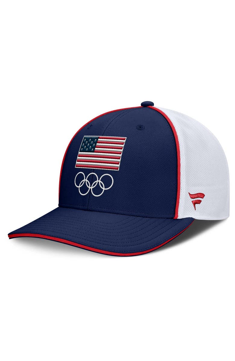 FANATICS Men's Fanatics  Navy Team USA Contest Adjustable Hat, Main, color, Navy