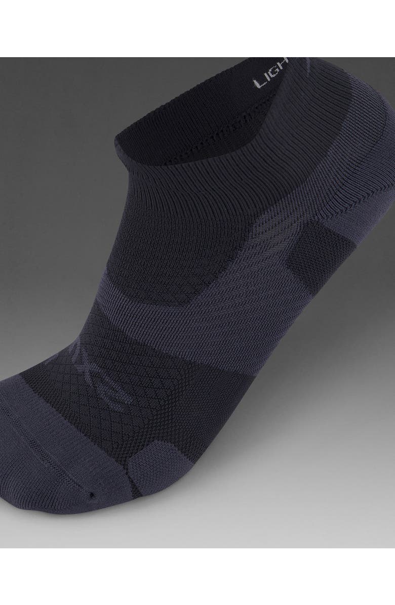 2XU Vectr Light Cushion 1/4 Crew, Alternate, color, Black/Titanium